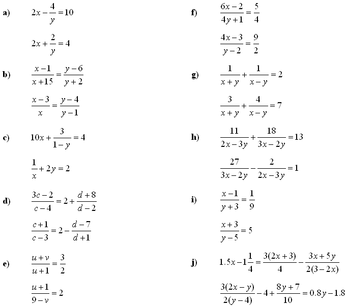 Systems of linear equations and inequalities - Exercise 2